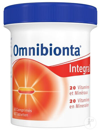Omnibionta Integral Vitamines Et Minéraux 60 Comprimés