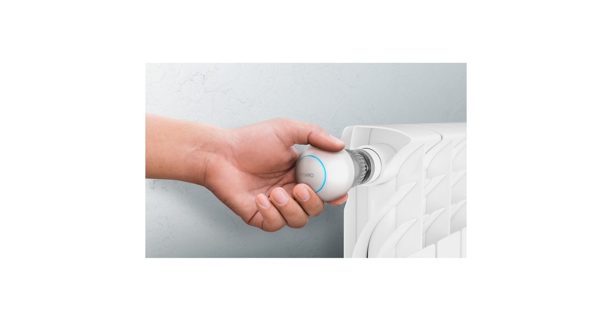 FibaroHeat Controller verwarmingsthermostaat  (Wit, Z-Wave)