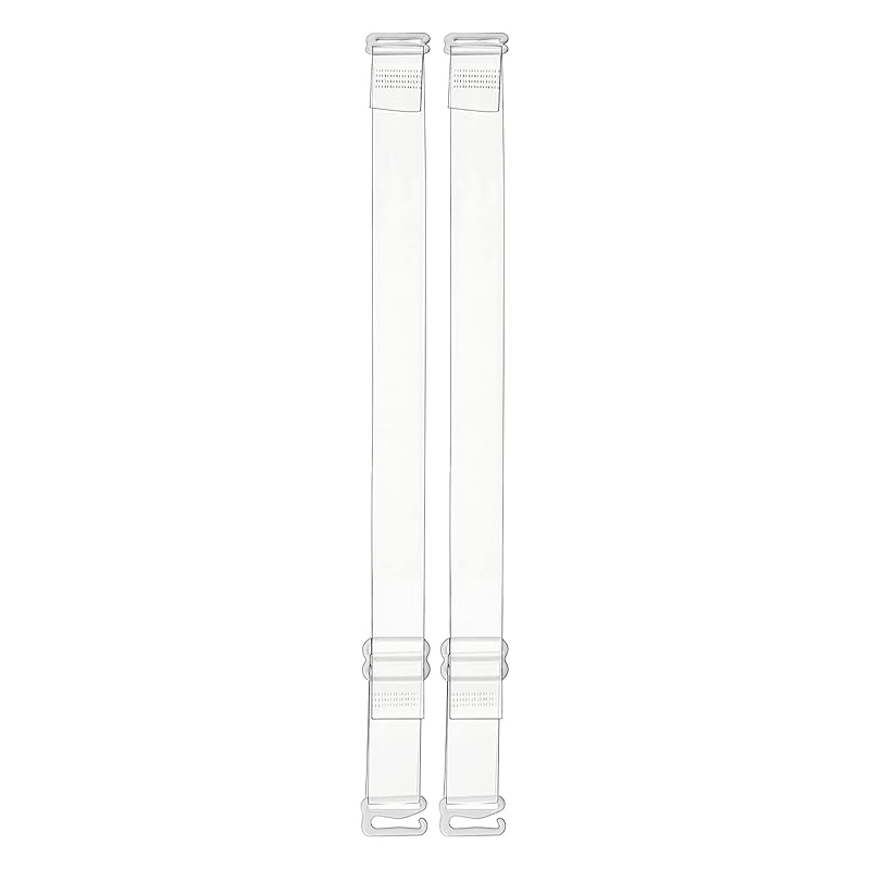 (1 Paar) Verstellbare BH Träger Unsichtbare Ersatz Straps - Transparent