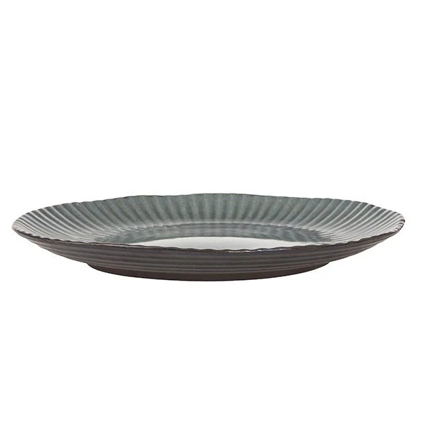 Bahne Interior  Birch tallerken, stentøj, grå - Ø27 cm