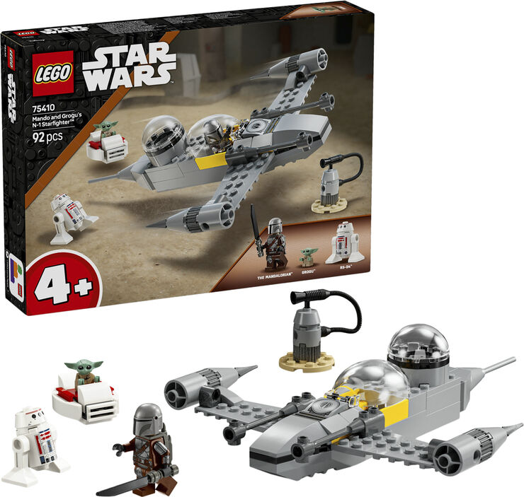 Lego Mando og Grogus N-1-stjernejager 75410