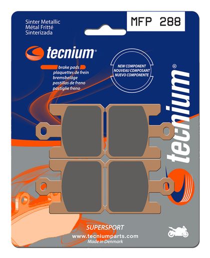 Plaquettes de freins Tecnium Trail Performance métal fritté - MFP288