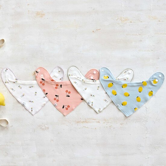 Happy Fruits Lot de 2 bandanas col bénitier   Citron        de               Lässig