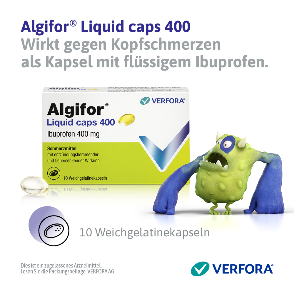 ALGIFOR Liquid Caps Weichkaps 400 mg Blist 10 Stk
