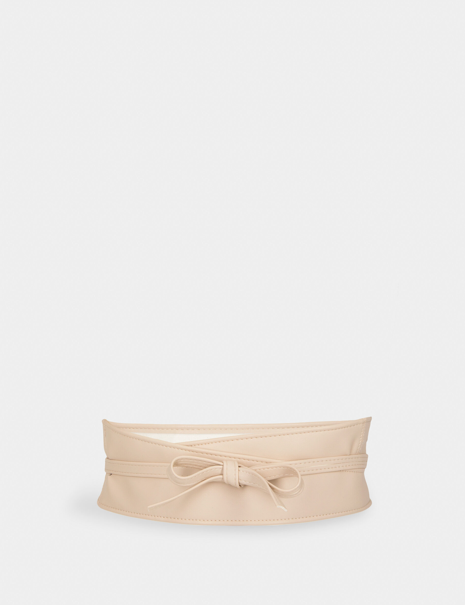 Ceinture obi nouée beige femme - beige