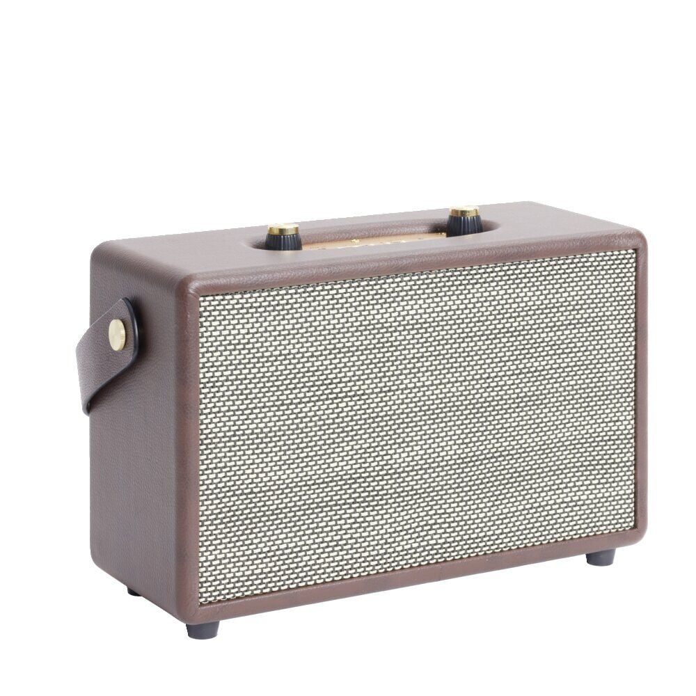 Enceinte rétro bluetooth en bois 20W
