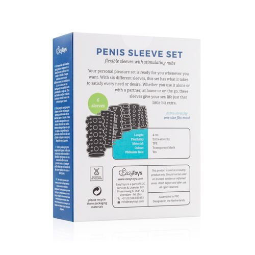 Easytoys - Penisring Penishülle aus Silikon mit Noppen