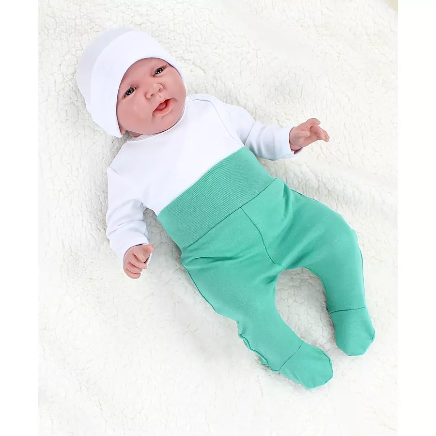 TupTam Baby Hose mit Fuß 5er Pack blaugrün