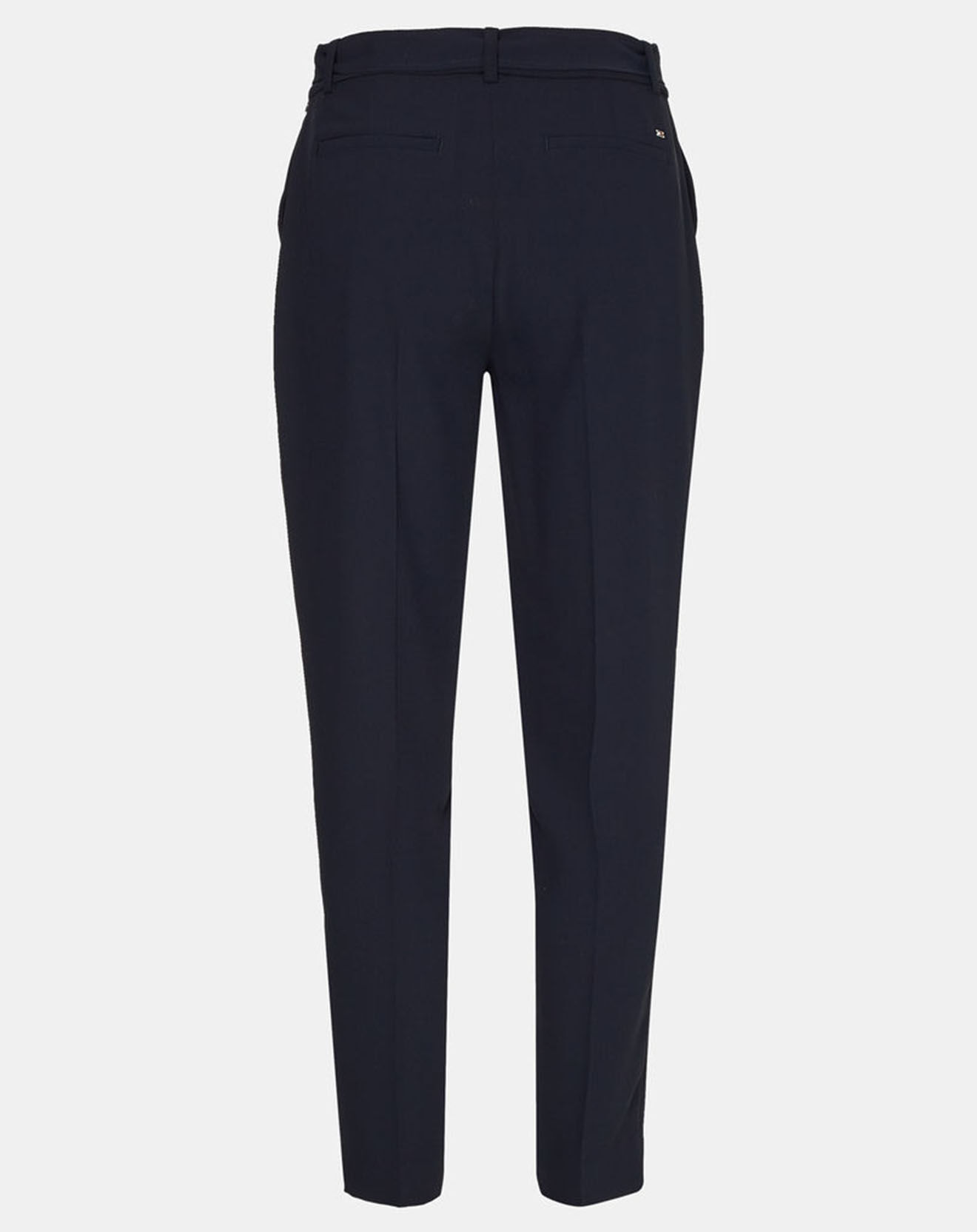 Tommy Hilfiger Pantalon taper en Twill Michelle bleu nuit