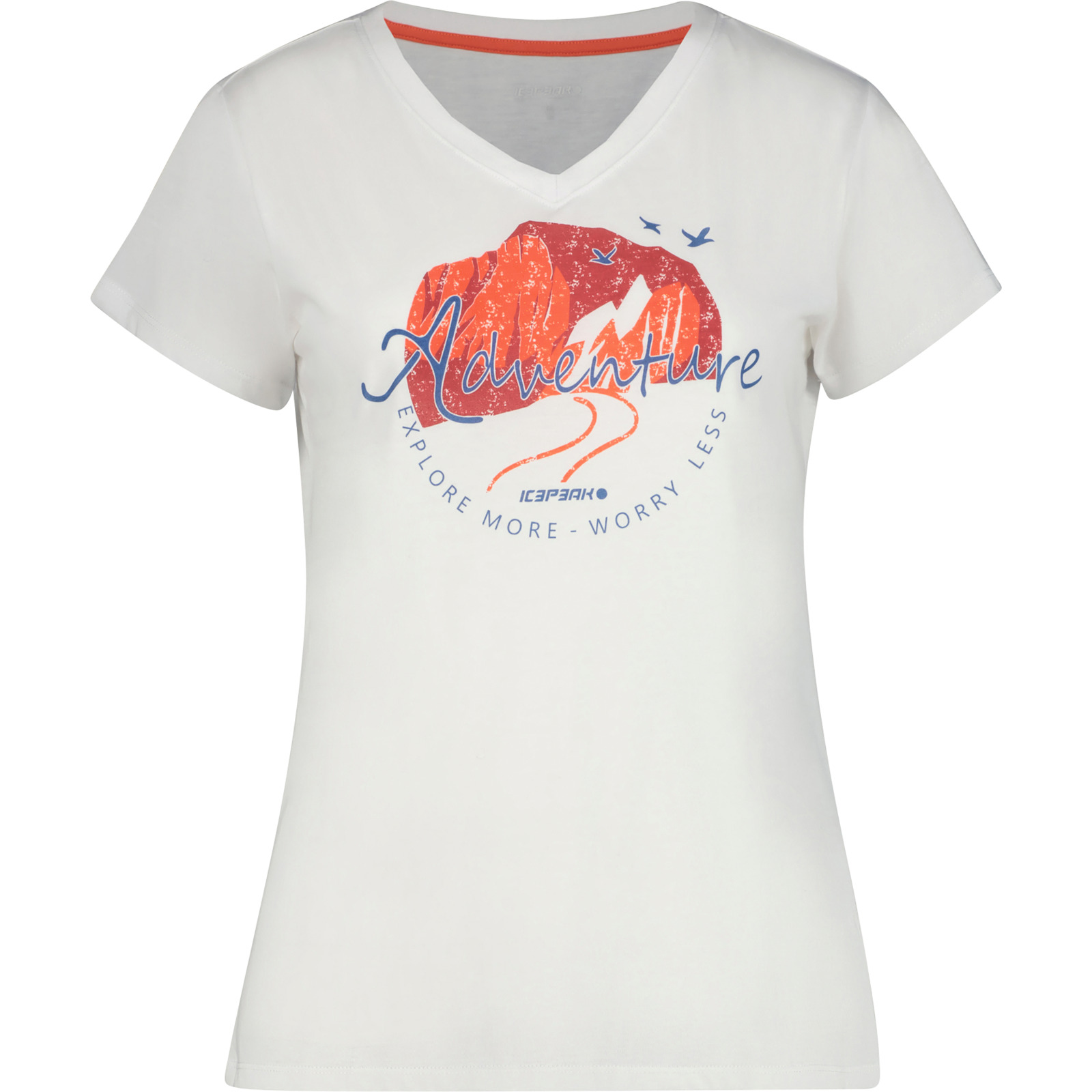 Icepeak Damen-T-Shirt Beaune M, weiss