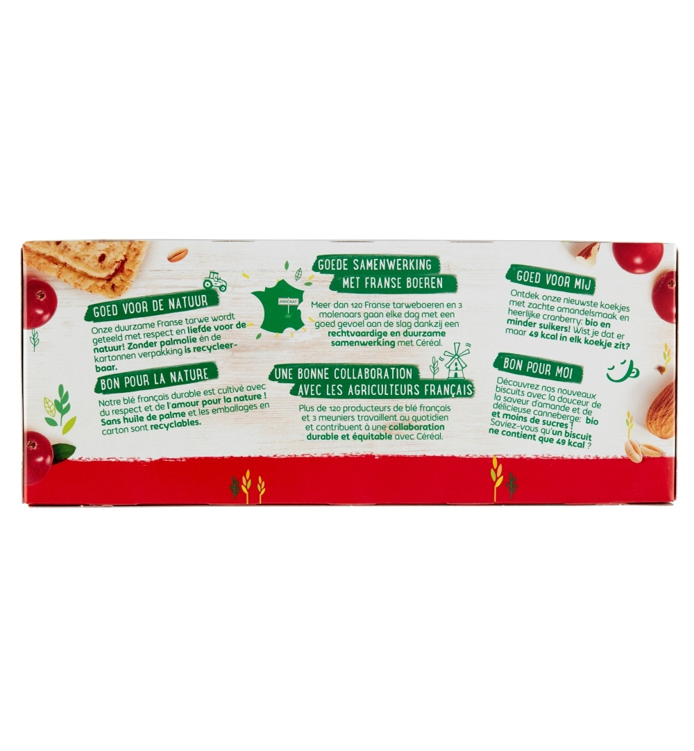 Céréal Bio Cranberry amandelen (132 gr)