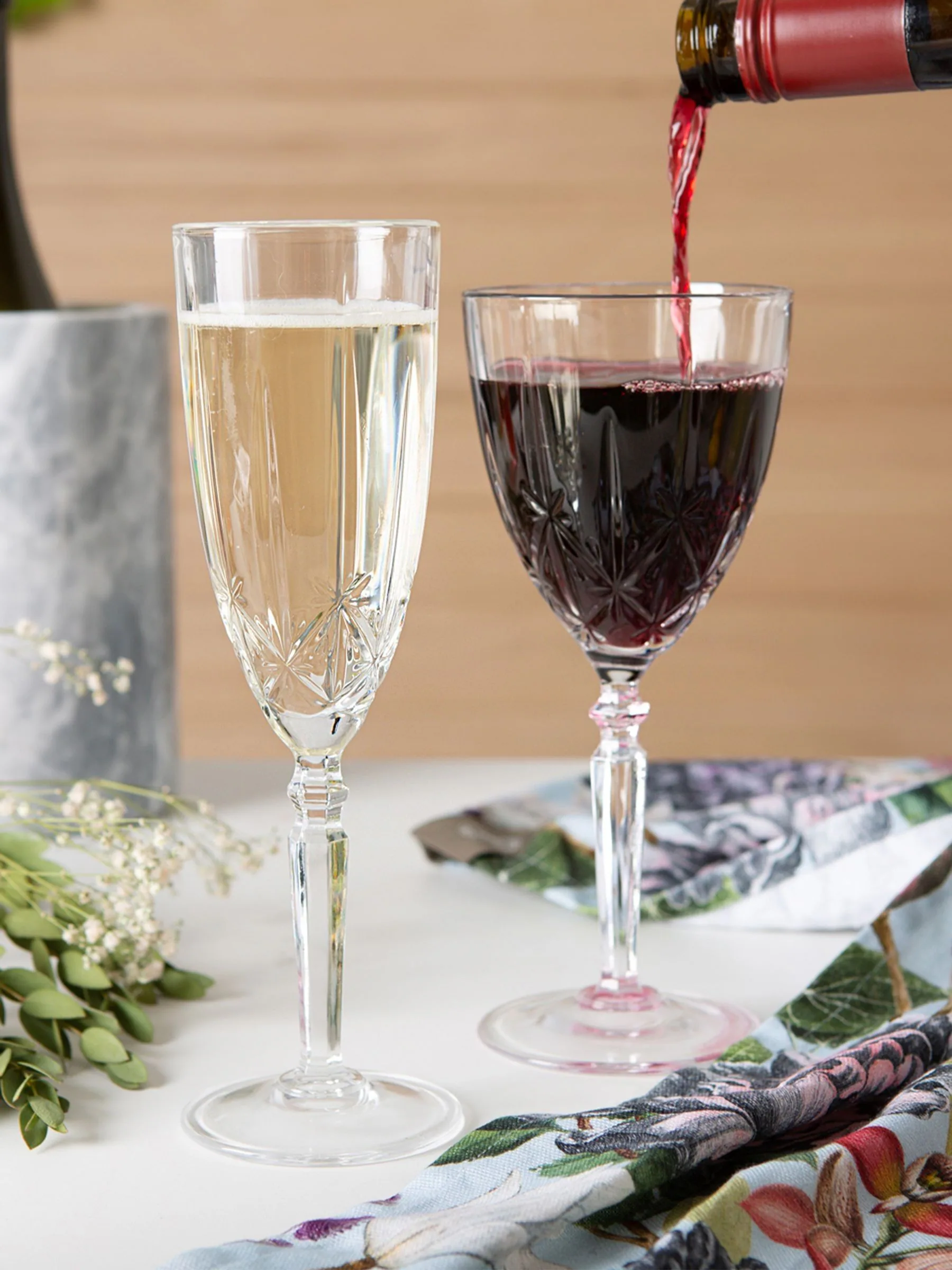 RCR Orchestra Champagne Flute Glasses Set of 6 200ml