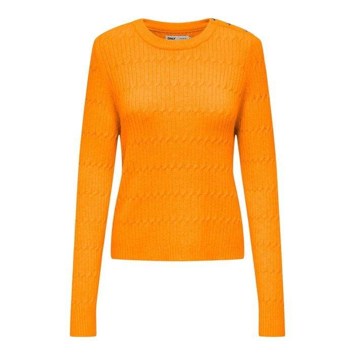 Only Katia LS Cable Knit Trui Dames