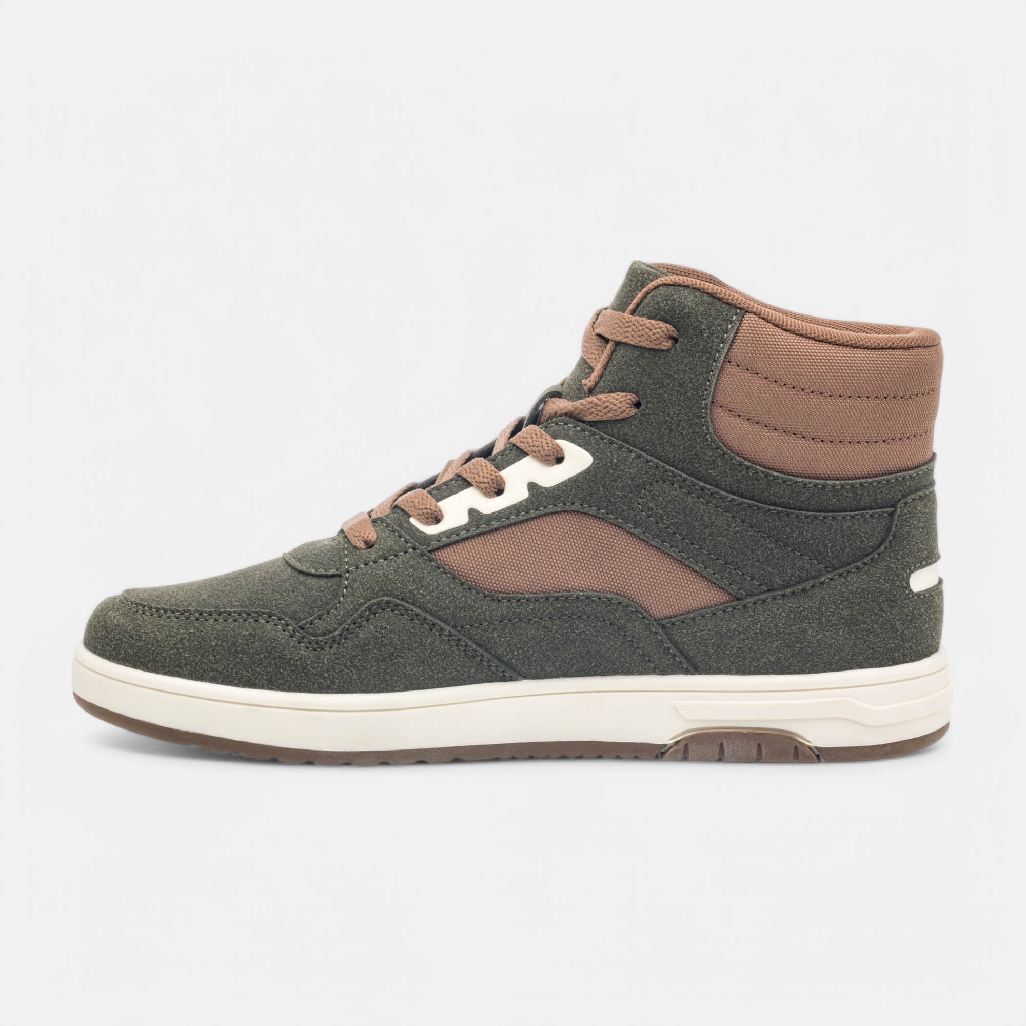 Baskets hautes Garçon kaki