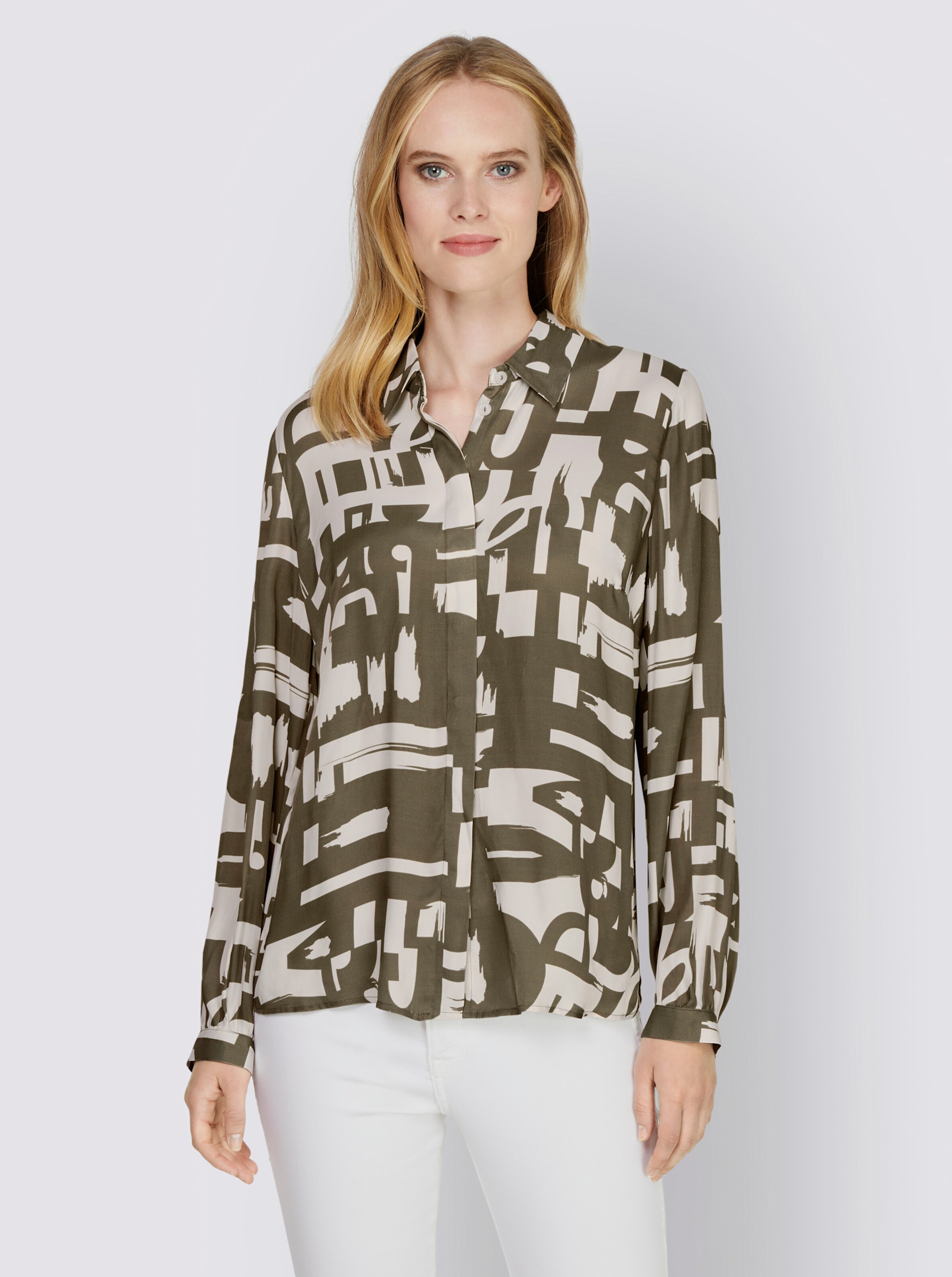 Druckbluse