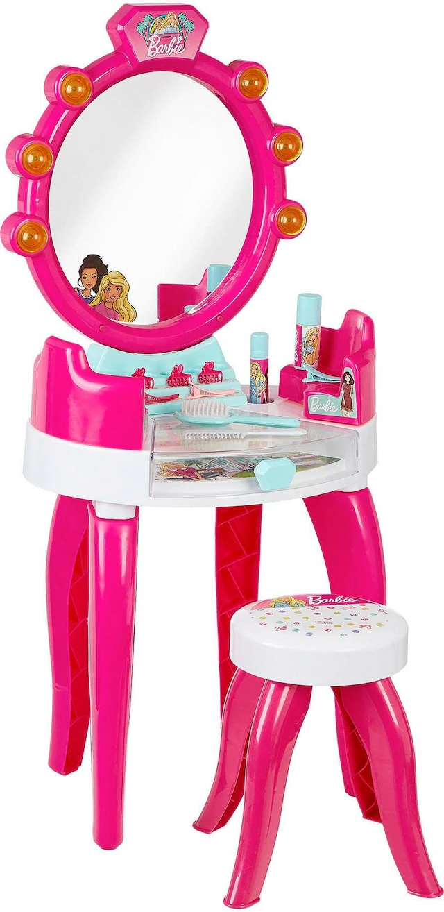 Klein Schminktisch »Barbie Schönheitsstudio  mit Zubehör« mit Licht- und Soundfunktion