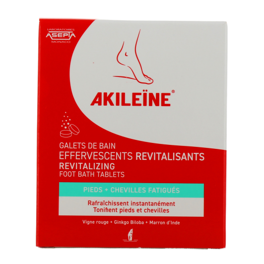 Galets de bain revitalisants pieds Akileïne