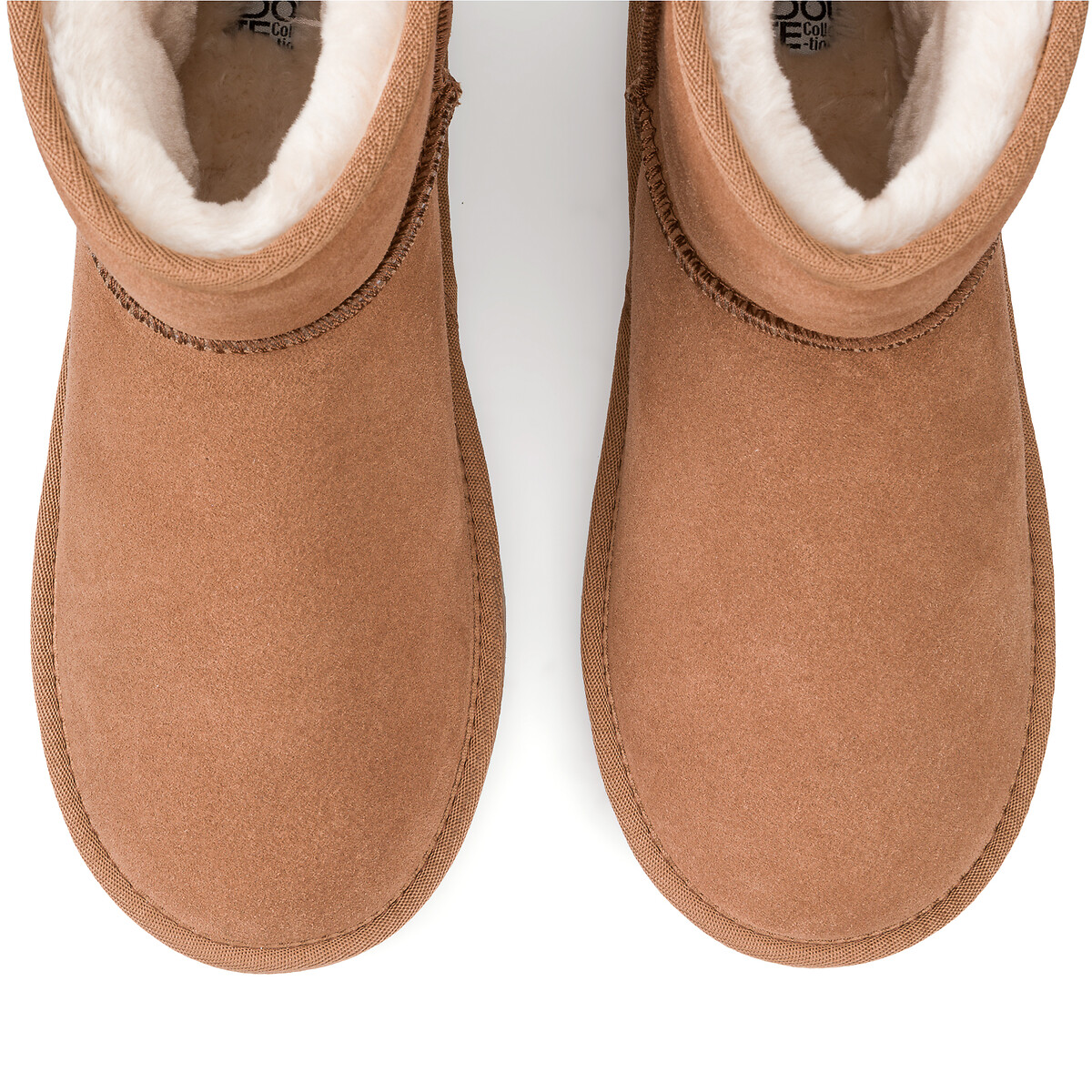 COLEÇÃO LA REDOUTE<br>Botas de couro forradas