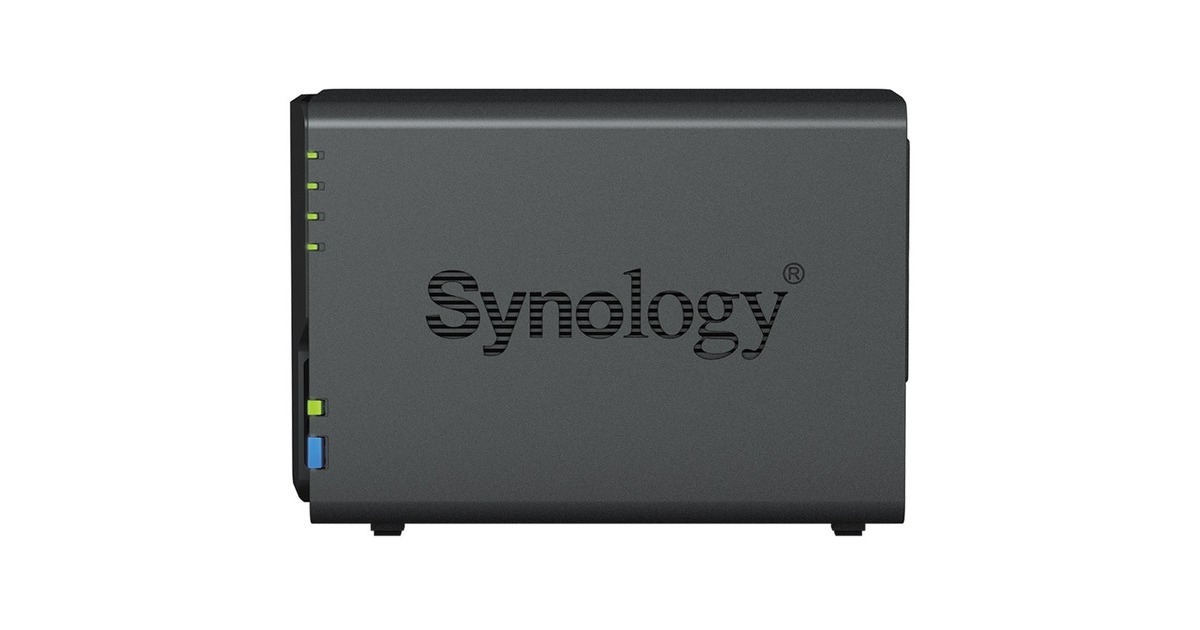 SynologyDiskStation DS223 nas  (Zwart, 1x 1GbE LAN, 3x USB 3.2 Gen 1)
