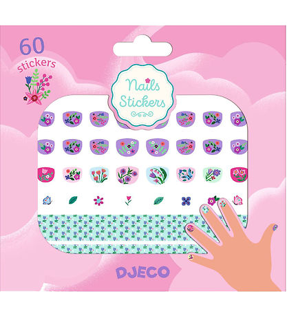 Djeco Negle Klisterm?rker - 120 stk - Petite Fleur