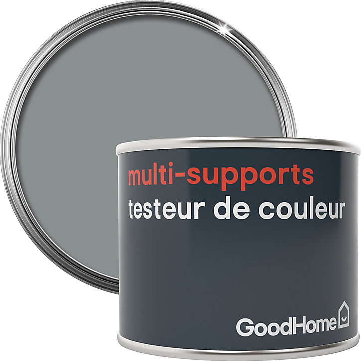Testeur peinture de rénovation multi-supports GoodHome gris Delaware satin 70ml