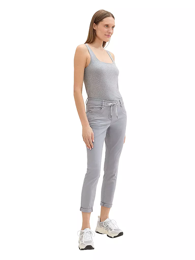 TOM TAILOR Hose Tapered Fit 7/8 grau
