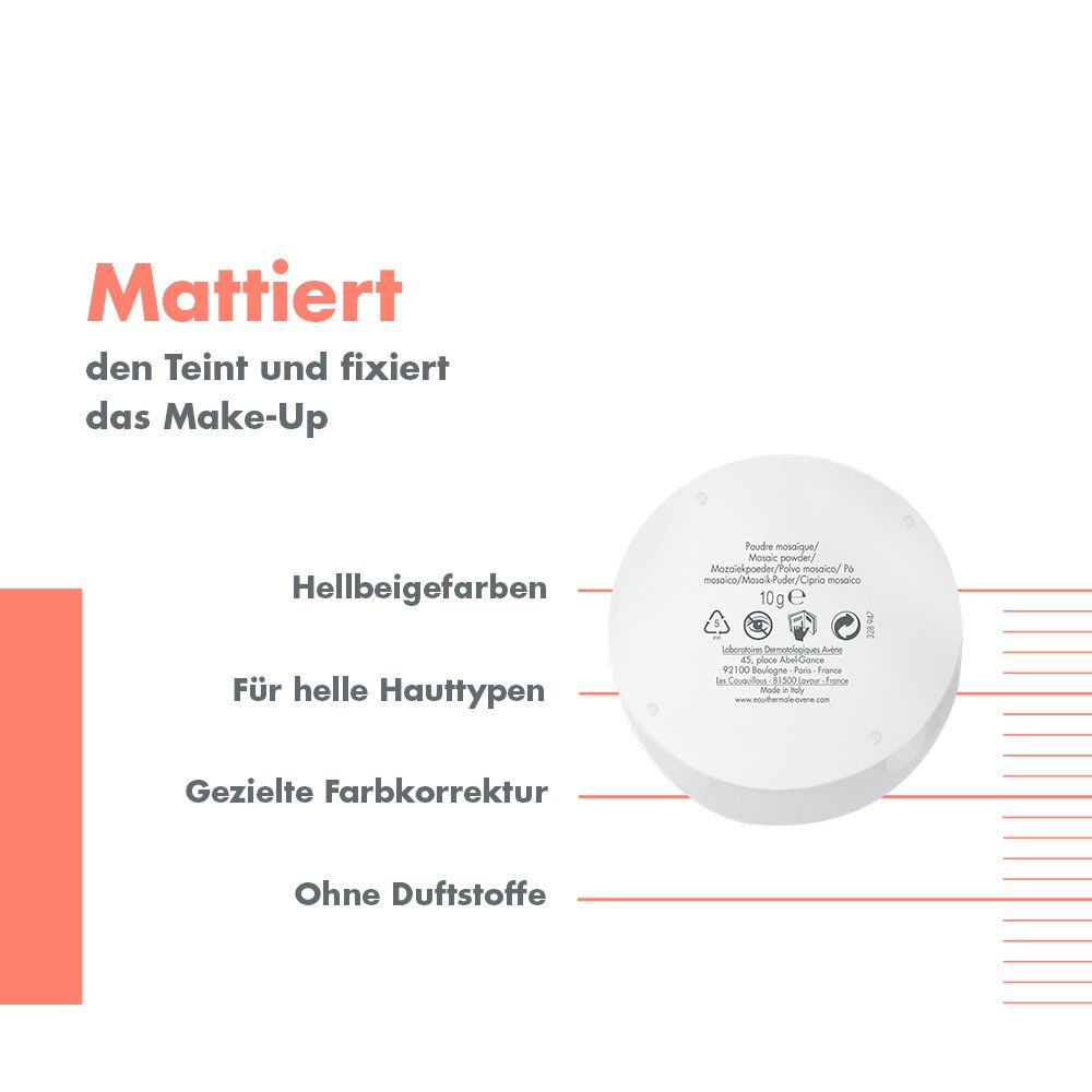 Avène Couvrance Mosaik-Puder Transparant