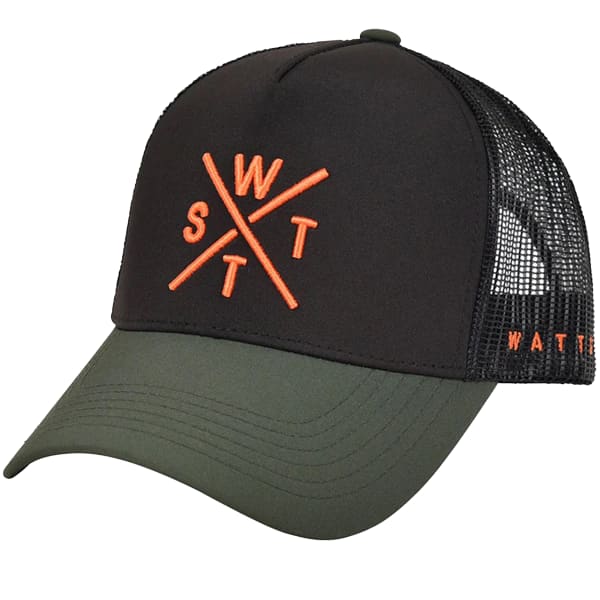 Casquette WATTS TRUCKER CAP TRIBE GREEN/MUSTARD