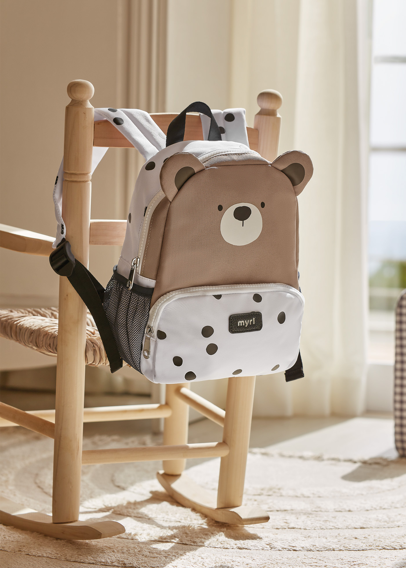 Mochila estampada para bebê
