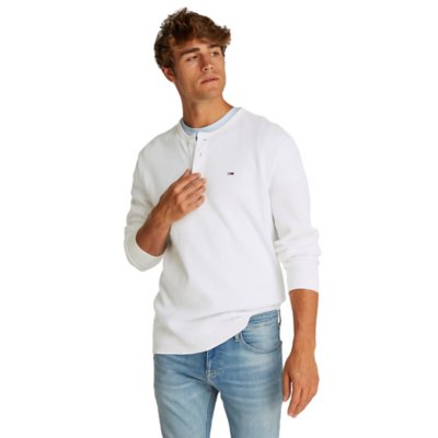 Tee-shirt à manches longues homme Tjm Reg Waffle Henley TOMMY HILFIGER