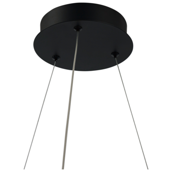 KARWEI hanglamp June 3-step dim zwart 25W Ø57,5cm
