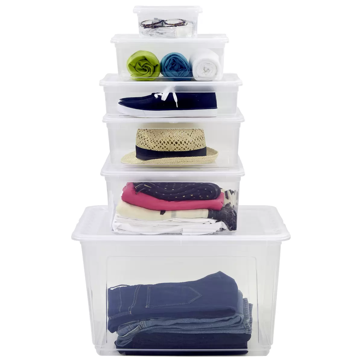 Multibox 52L inkl. Deckel Bea Homezone Transparent