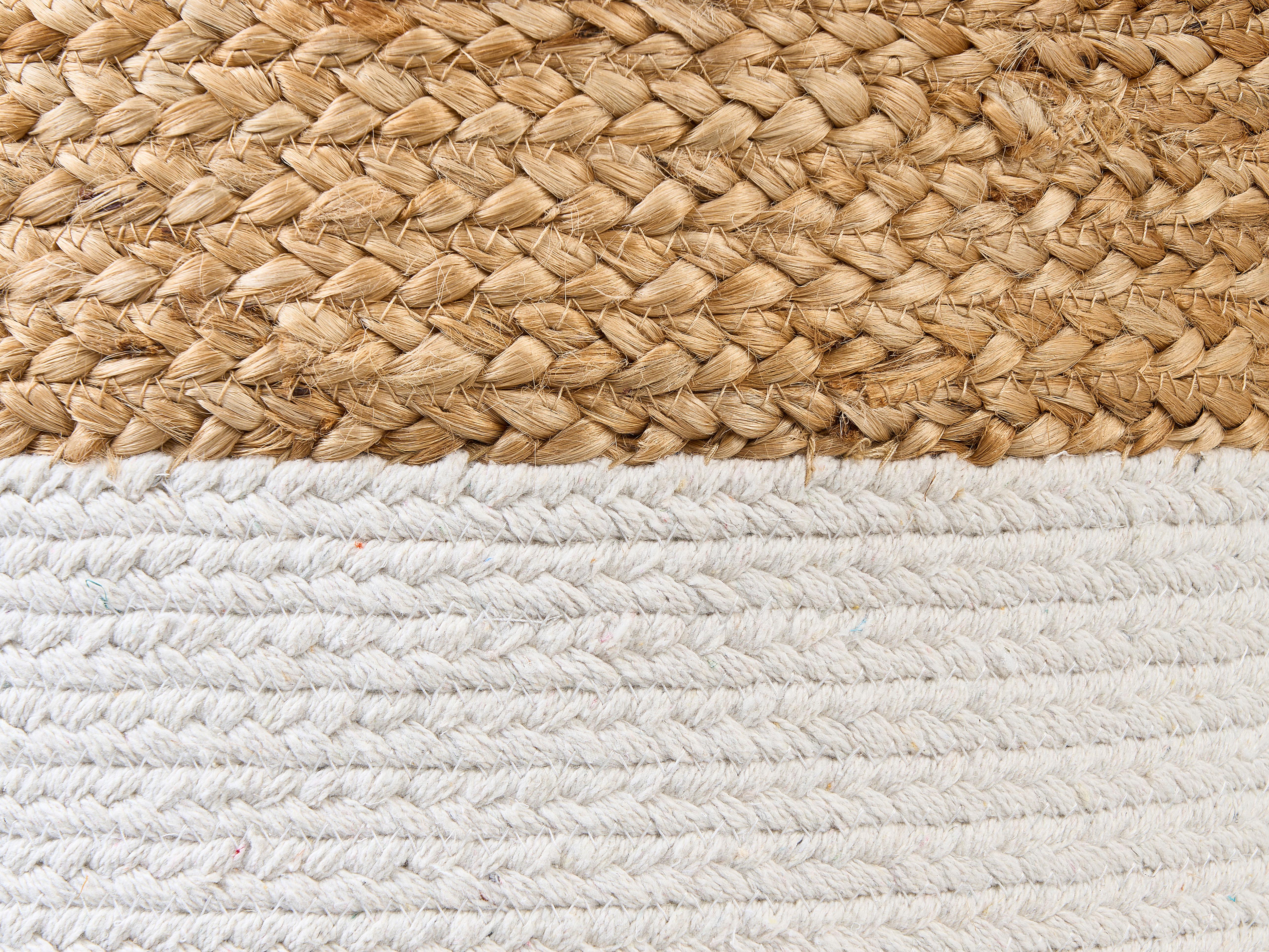 Poef DALAMA Jute Wit