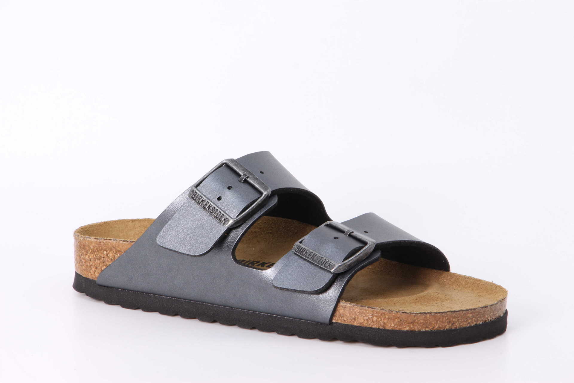 Birkenstock Arizona schmal metallic black