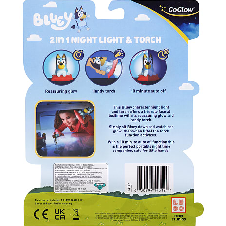 Bluey GoGlow buddy natlampe & lygte