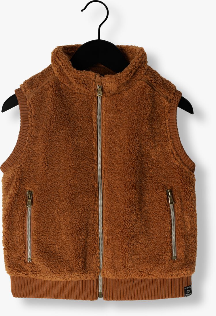 INDIAN BLUE JEANS bruine indian blue jeans bodywarmer gilet teddy