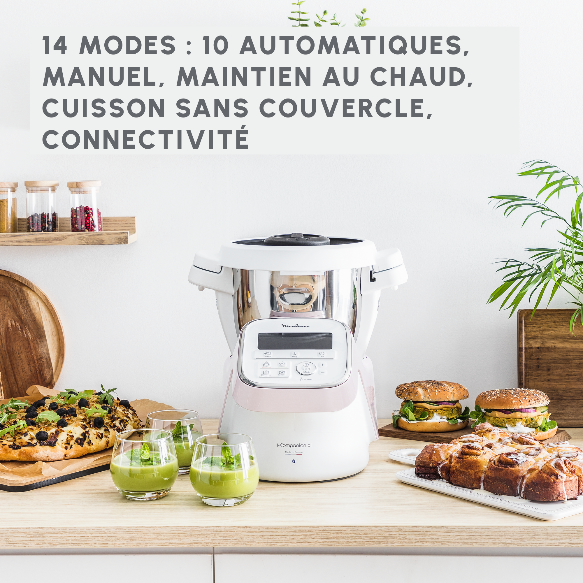 I Companion XL, Robot cuiseur multifonction connecté, kit pâtisserie