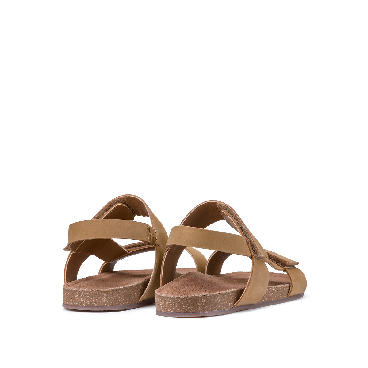 COLEÇÃO LA REDOUTE<br>Sandálias de couro com velcro