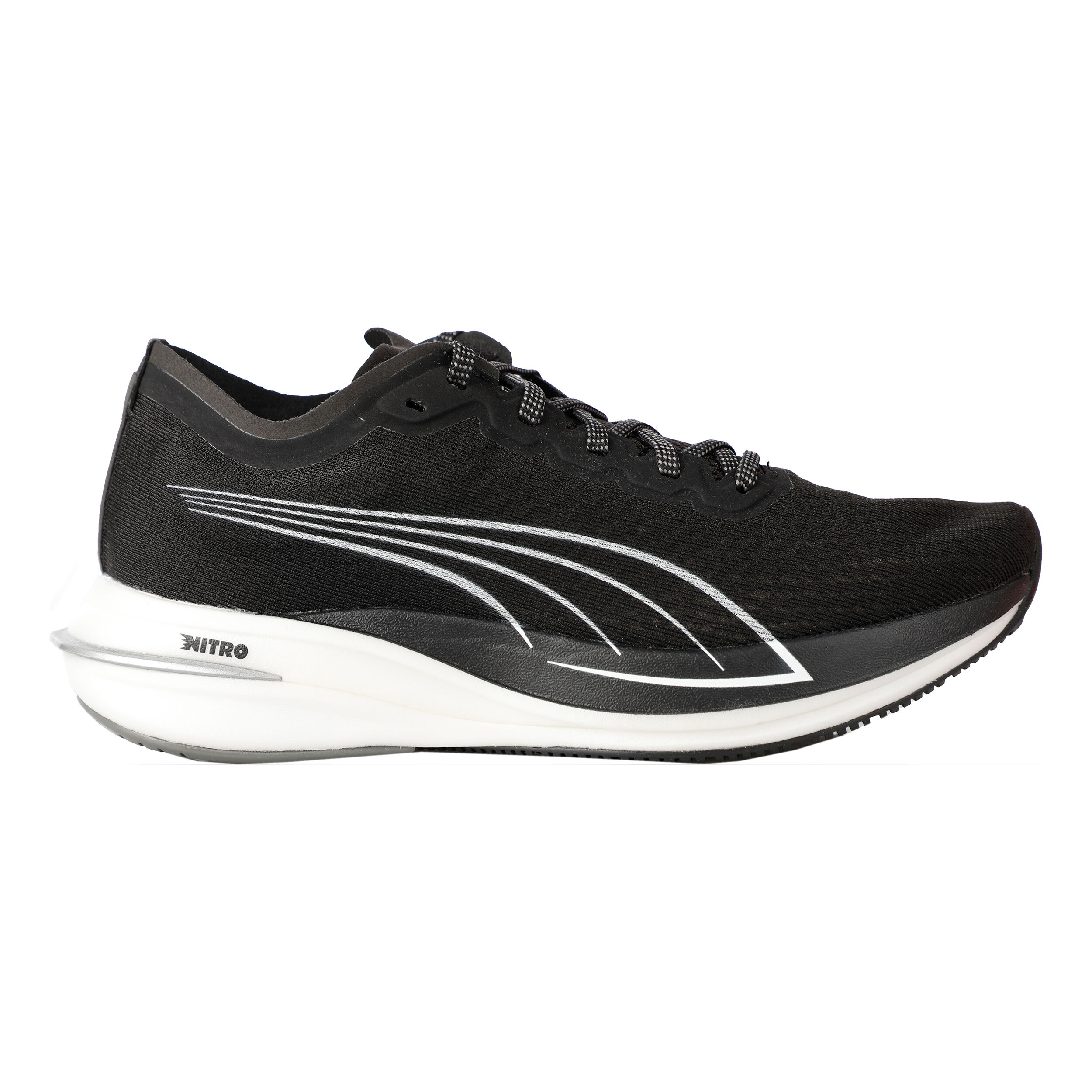 Puma Deviate Nitro Chaussure De Running Sans Stabilisateurs Femmes - Noir , Blanc