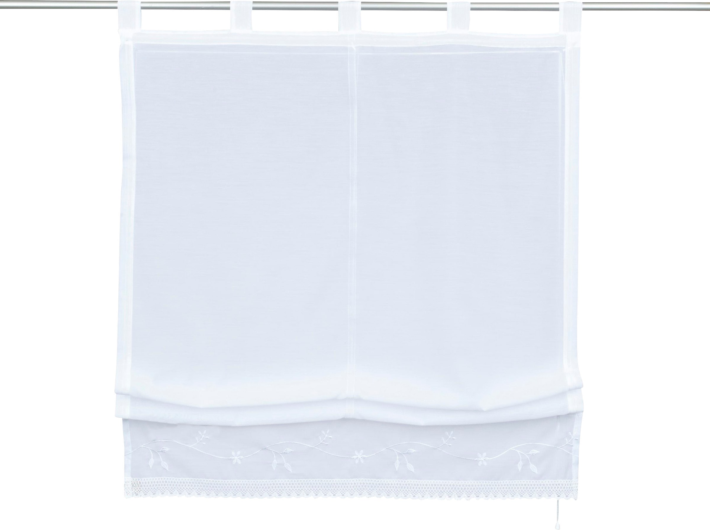 my home Raffrollo »Idaho« mit Schlaufen Transparent, Voile, Polyester