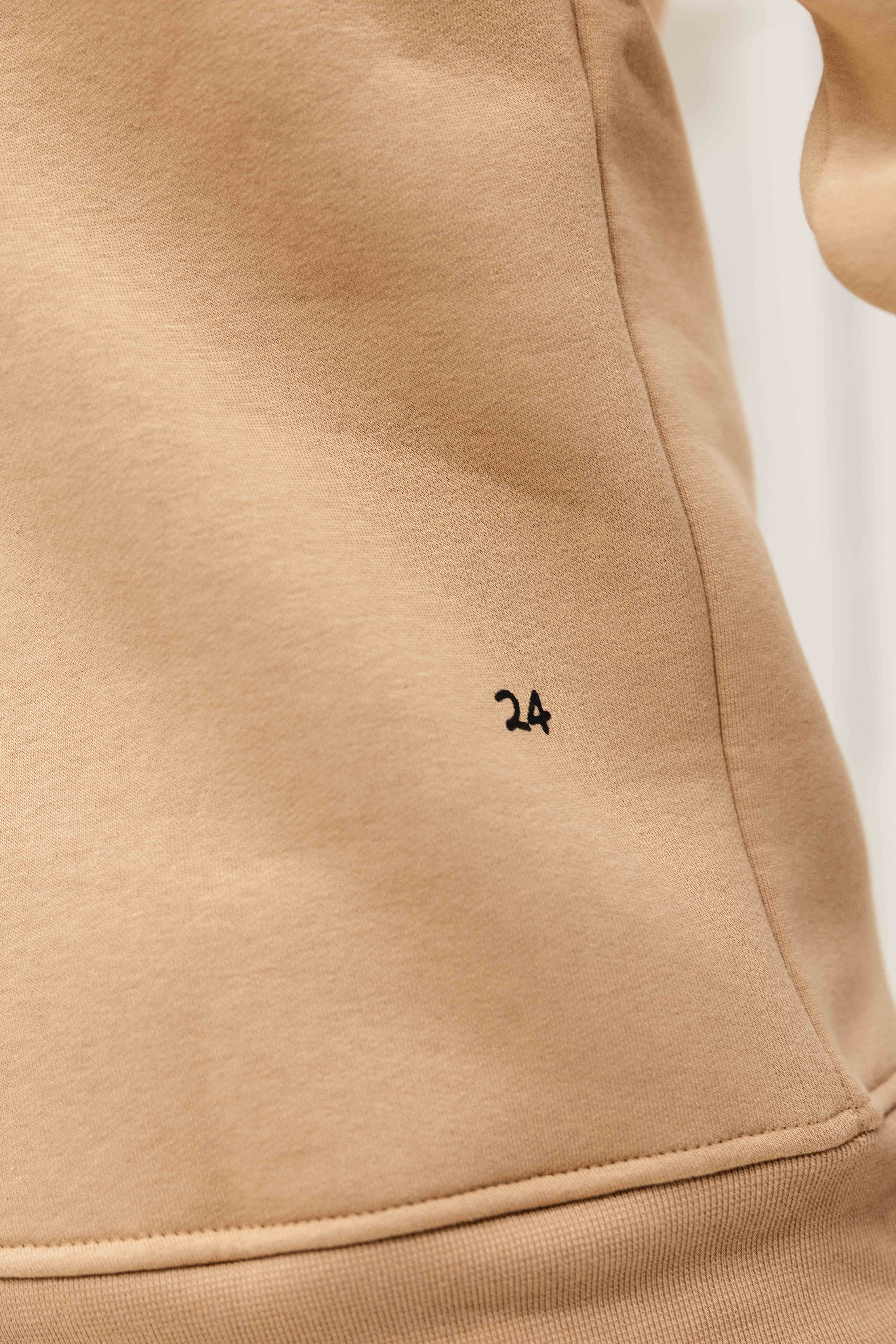 24 Uomo Basic Sweater Bruin Heren