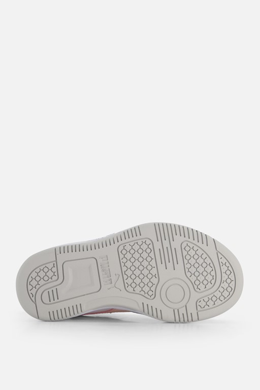 Puma Rebound v6 lo Sneakers wit Imitatieleer