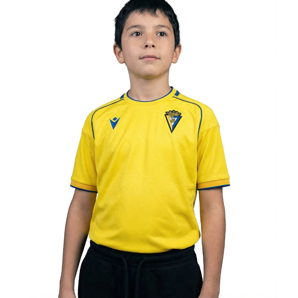 Camisola Macron Cadiz CF Primeiro Equipamento 2025-2026 Criança