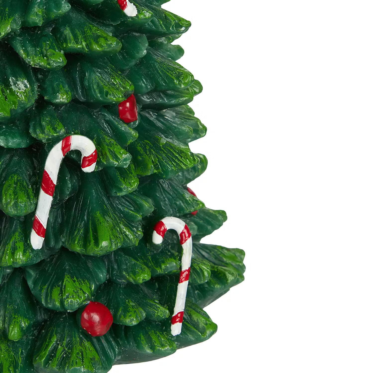 X-MAS Kerze Tannenbaum geschmückt