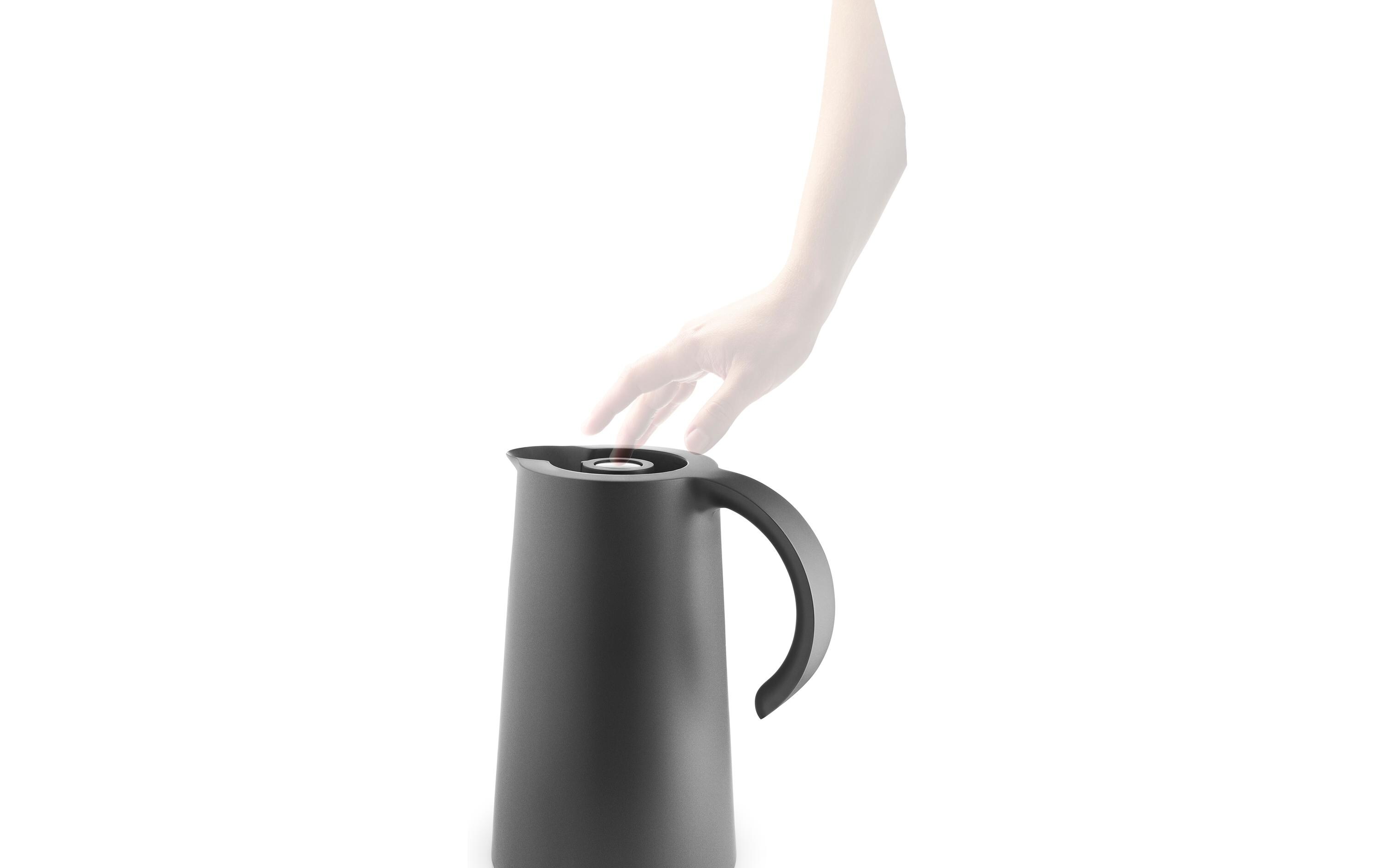 Thermoskanne Rise 1000 ml, SchwarzIsolierkanne