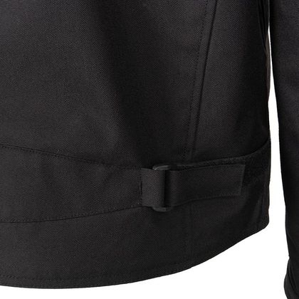 Blouson Helstons ACE TISSU-CUIR - Noir