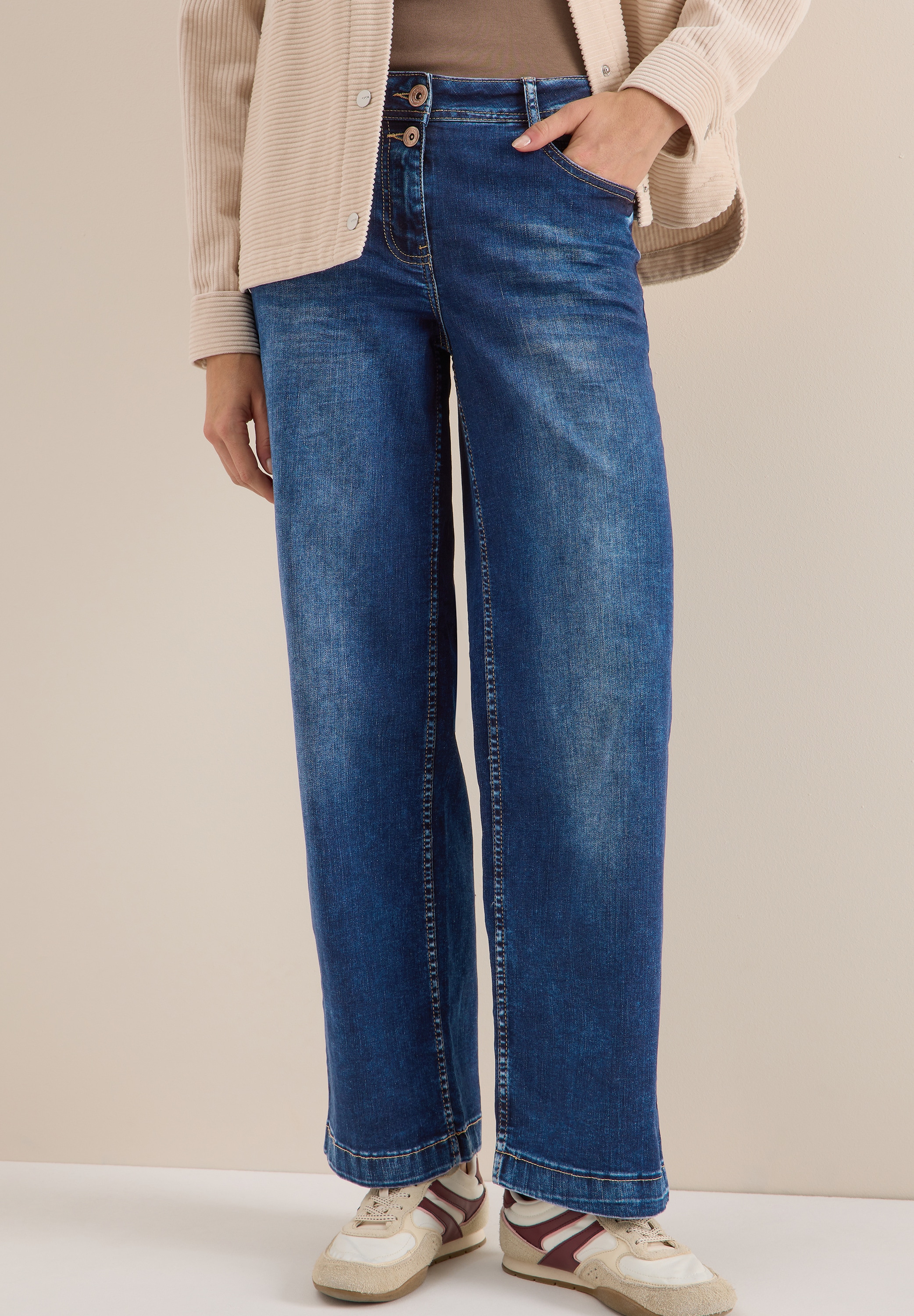 Cecil Weite Jeans »Style NEELE« im 5-Pocket-Style