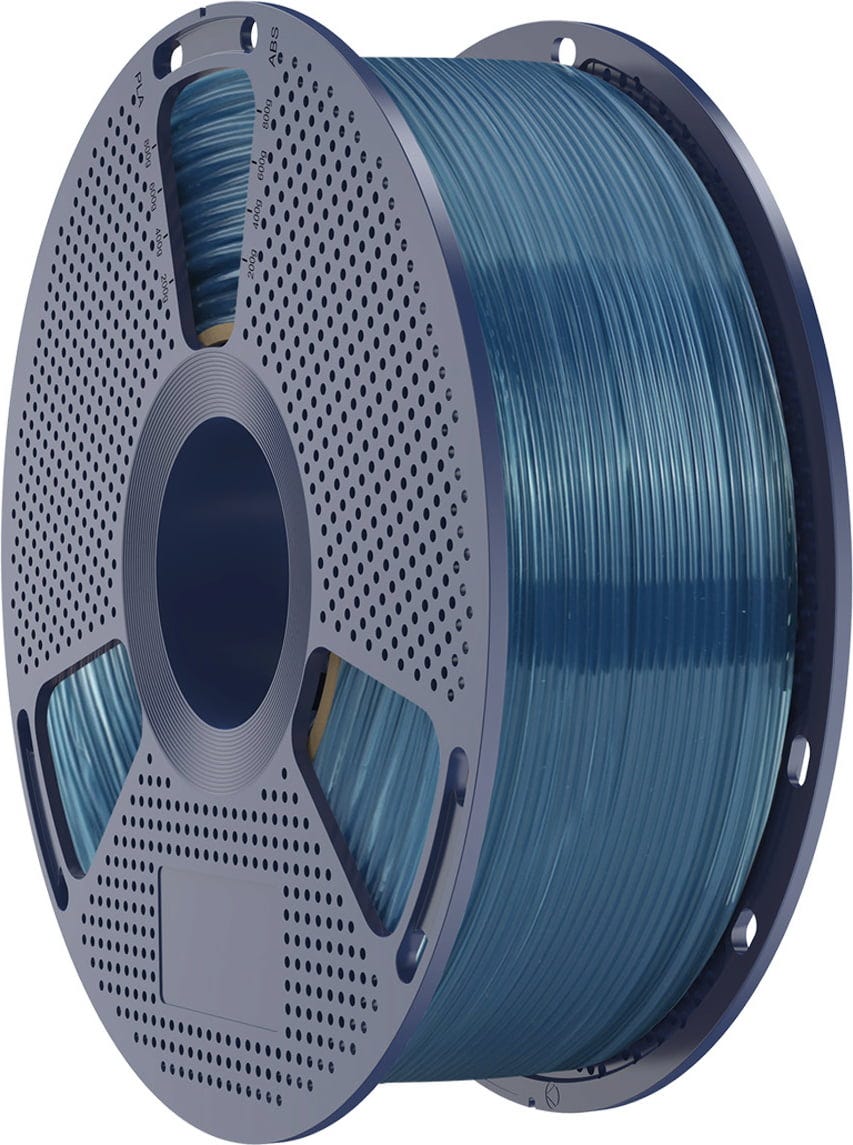 SUNLU  PLA Transparent Ocean Haze, 1,75 mm / 1000 g    Biologisch abbaubares PLA Material in Transparent Ocean Haze