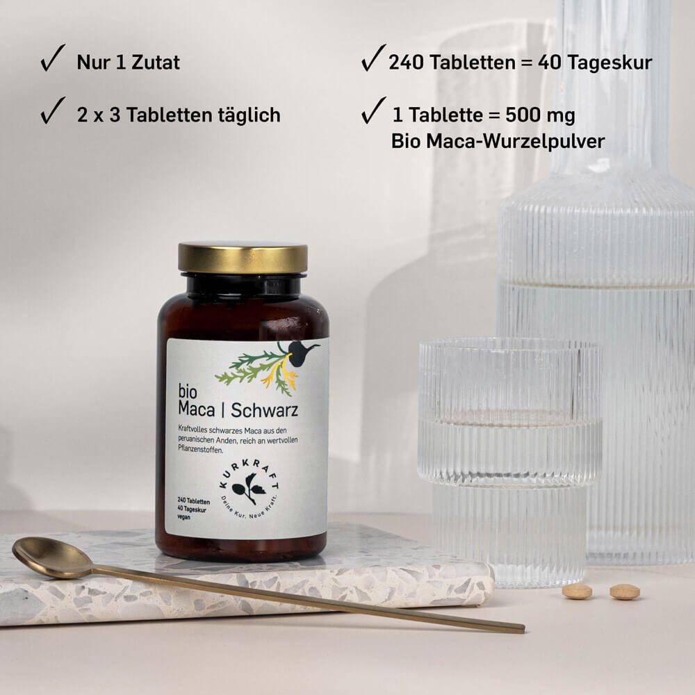 Kurkraft© Bio Maca Schwarz