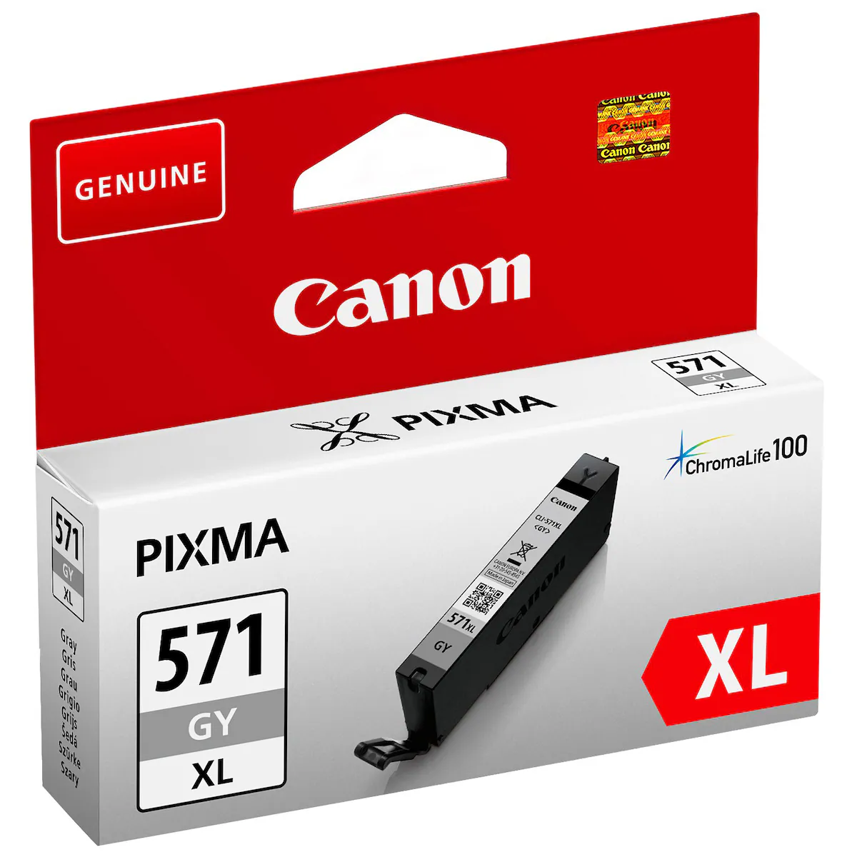 Canon blekkpatron CLI-571XL Grå
